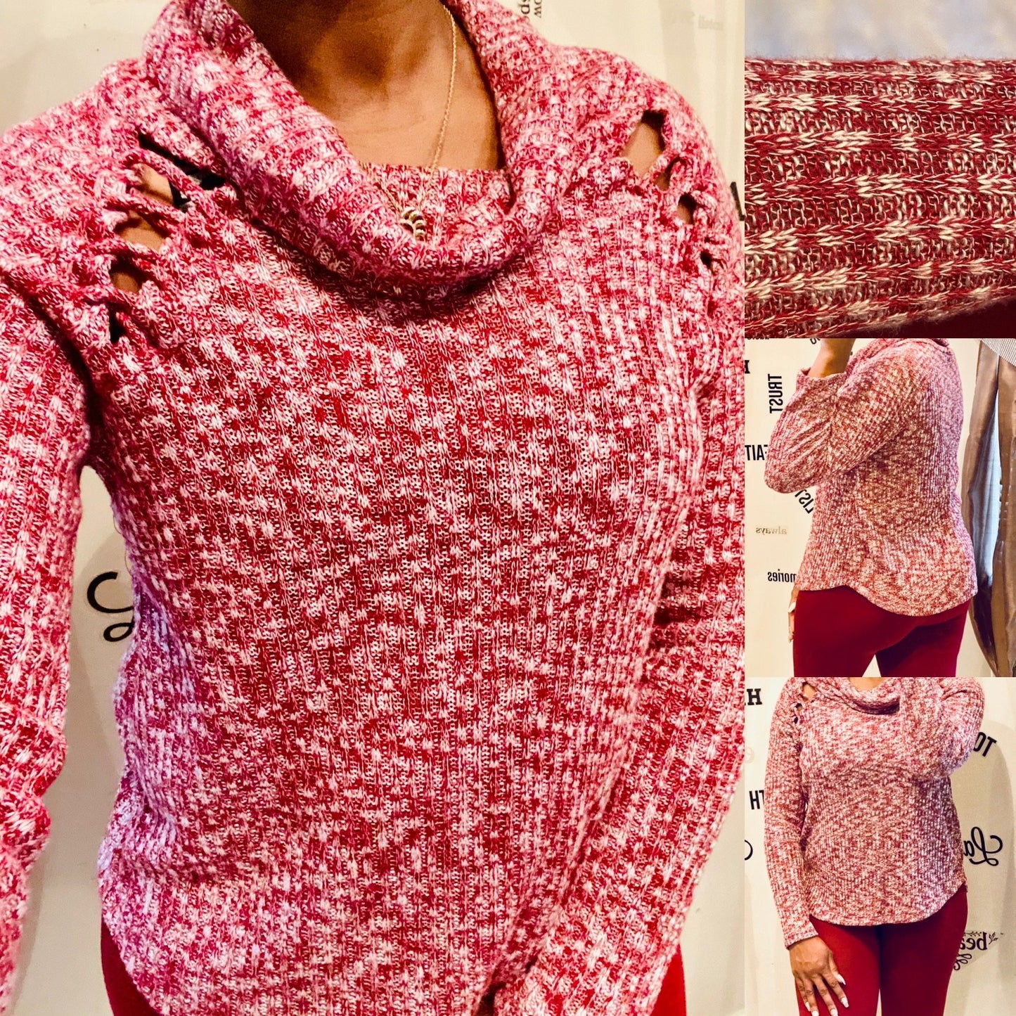 “Peep Action” sweater - BeauTise’ Boutique