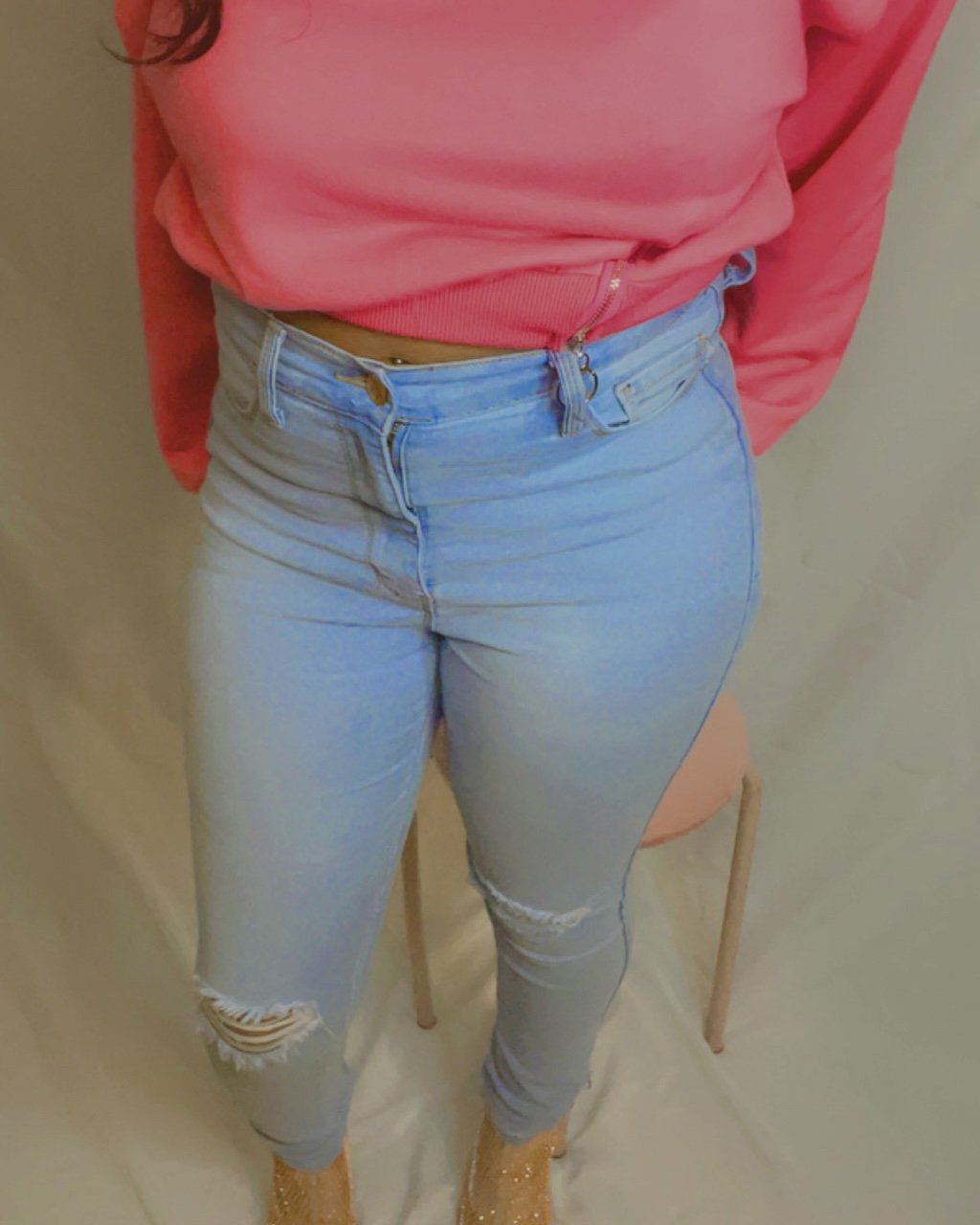 "Slit Where" Jeans - BeauTise’ Boutique