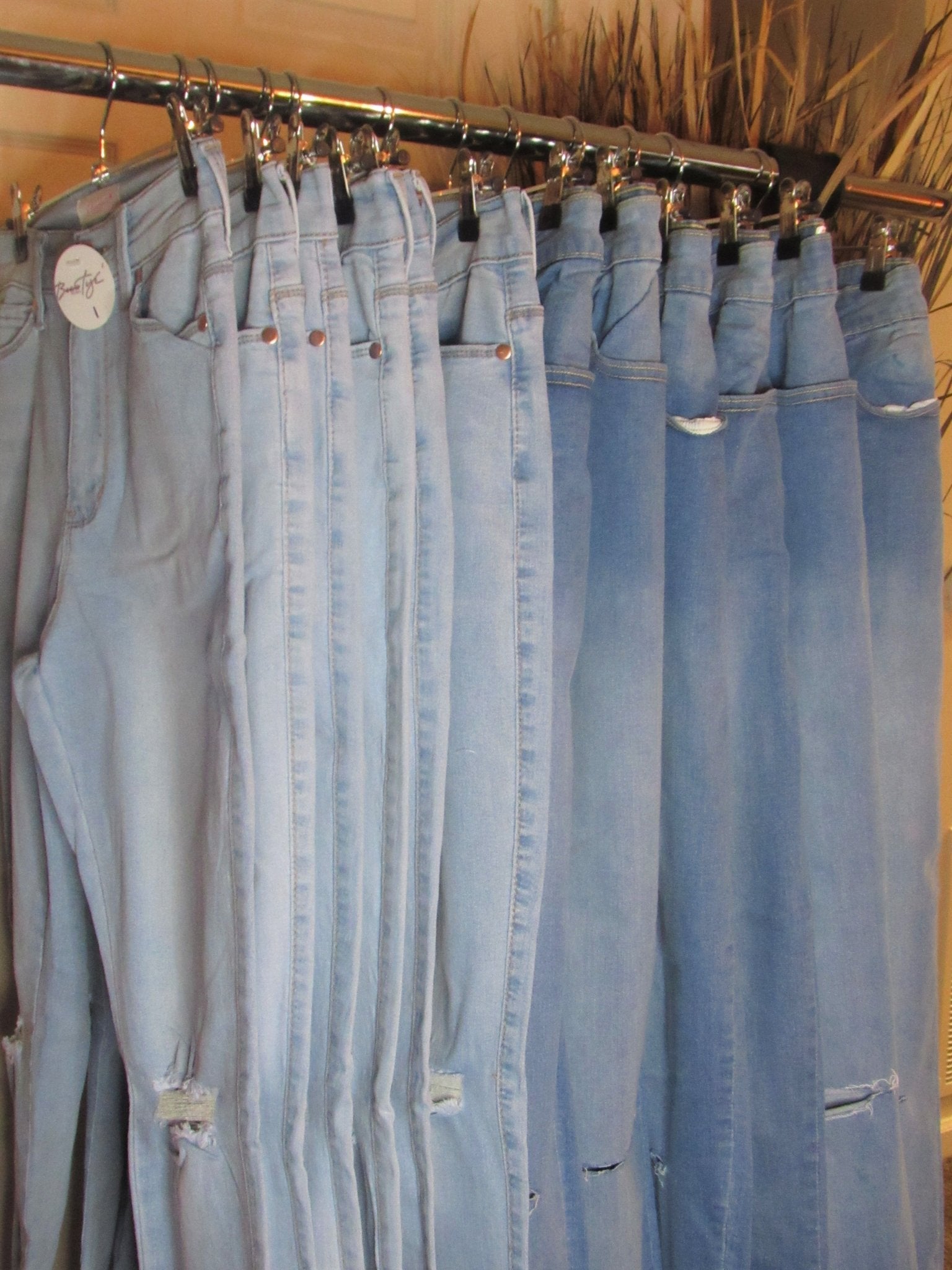 "Slit Where" Jeans - BeauTise’ Boutique